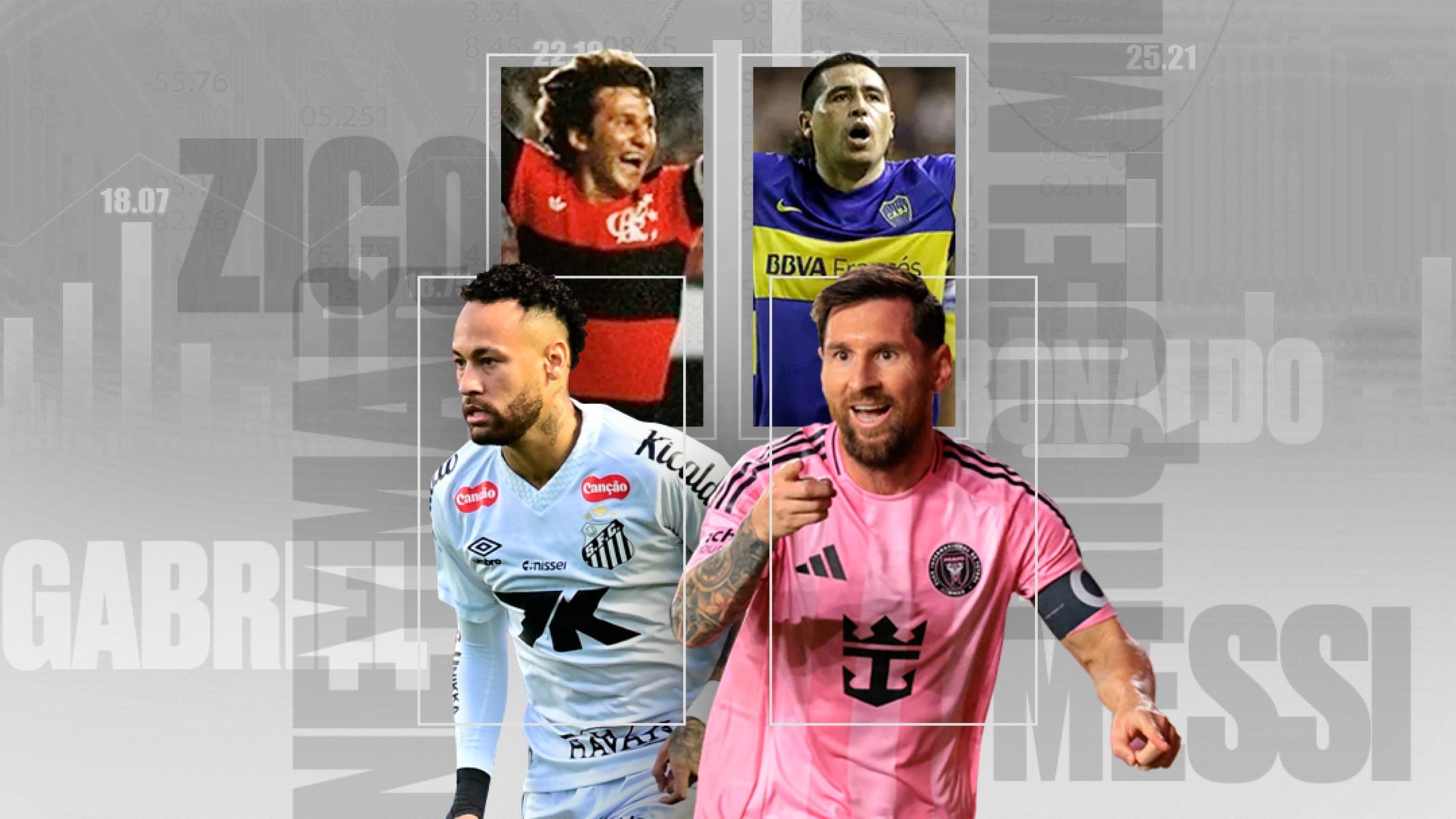 Neymar, Riquelme... Censo mostra brasileiros com nomes de astros