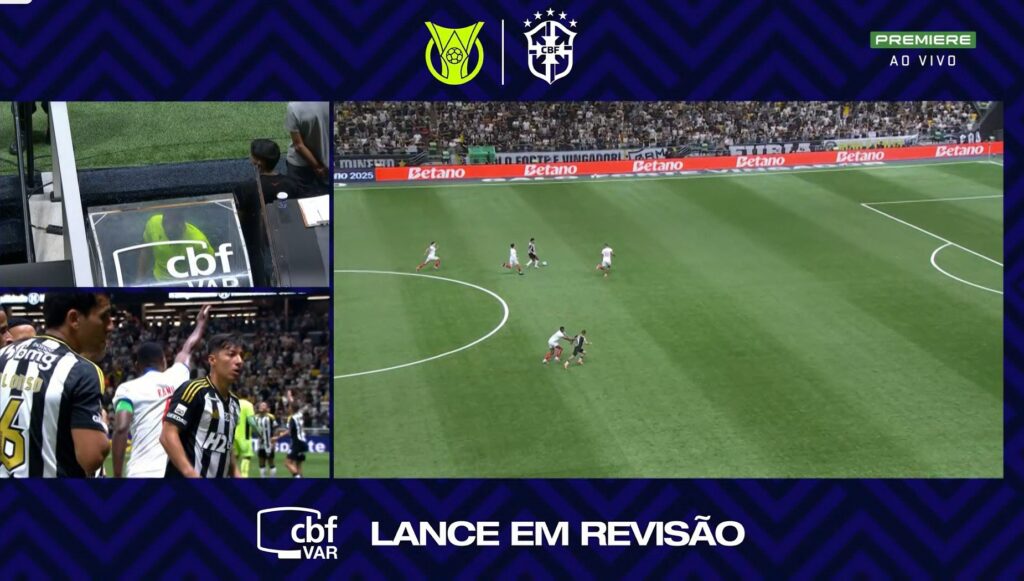 CBF divulga análise do VAR que irritou Ceni