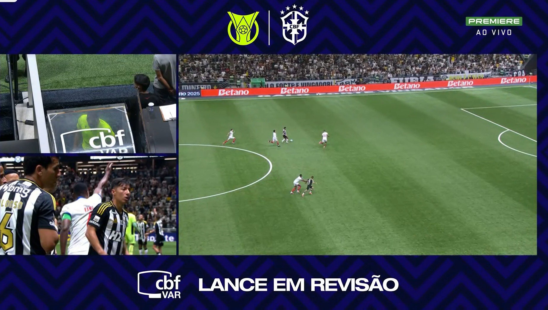 CBF divulga análise do VAR que irritou Ceni